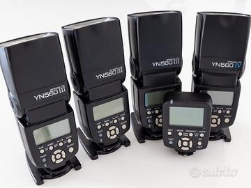 YONGNUO Flash YN560III/IV + YN560-TX + staffe