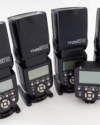 YONGNUO Flash YN560III/IV + YN560-TX + staffe