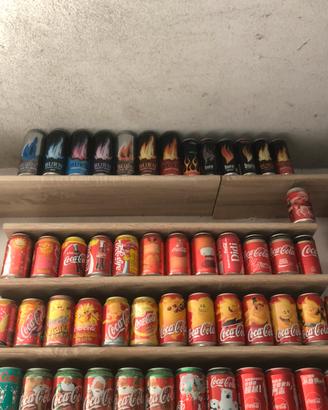 Lattine di coca cola da collezione