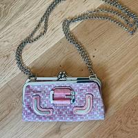 borsa guess vintage rosa