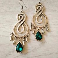 Orecchini Goccia Smeraldo 