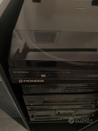 Impianto stereo Hi-fi Pioneer con casse