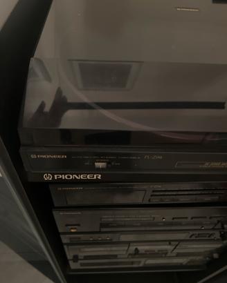 Impianto stereo Hi-fi Pioneer con casse