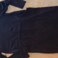 Abito in viscosa elasticizzata blu