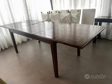 Tavolo in legno allungabile