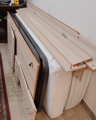 materassi + e reti  + letto con cassettone