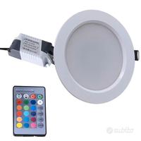 Faretti led rgb 5w Alta luminosità 24 Colori 230v