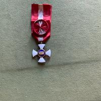 Medaglia regno Umberto I croce da commendatore