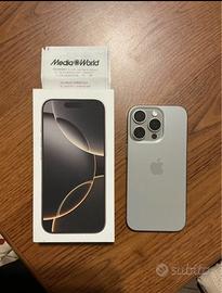 Iphone 16 pro 128 GB titanio naturale- Mediaworld