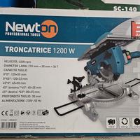 Troncatrice angolare da legno Newton 1200W