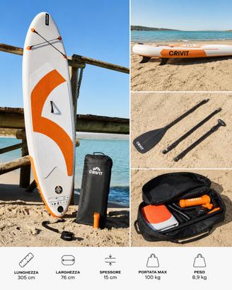 SUP Gonfiabile CRIVIT 305 cm