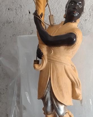 Moro veneziano con portalampada 
