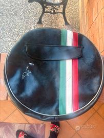 Copriruota piaggio vespa px in pelle nero