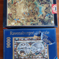 Puzzle Ravensburger 9000 + Educa 8000 = RARI NUOVI