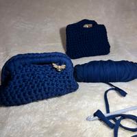 Borse a uncinetto,clutch bag e borsa Carolina 