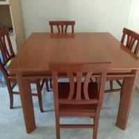 TAVOLO IN NOCE ALLUNGABILE