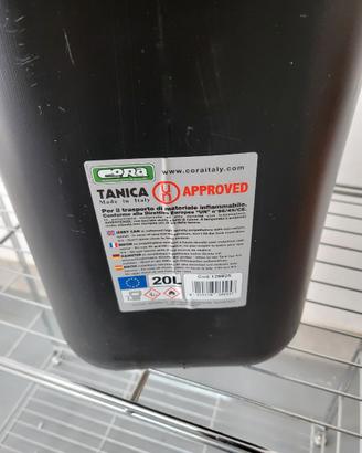 TANICA PER CARBURANTE 20 LT OMOLOGATA