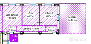Uso studio palazzo prestigioso Marina D'Ar