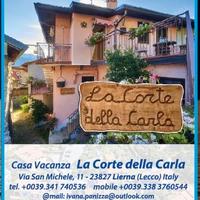 Casa Vacanza LA CORTE DELLA CARLA - Lierna (Lc)