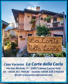 Casa Vacanza LA CORTE DELLA CARLA - Lierna (Lc)