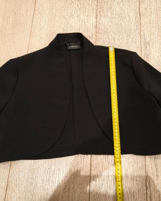Coprispalle bolero nero Motivi