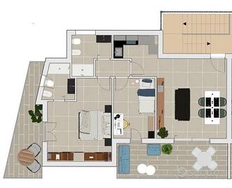 Trilocali nuova costruzione con due bagni