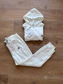 Tuta Completa Moncler Bianca taglia S