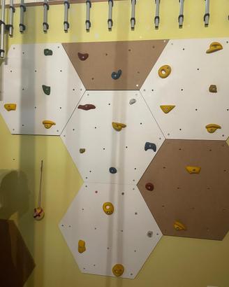 Parete arrampicata