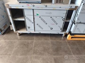 Tavolo inox armadiato