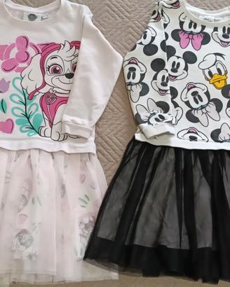 Due vestitini per bimba 4-6 anni a 12€