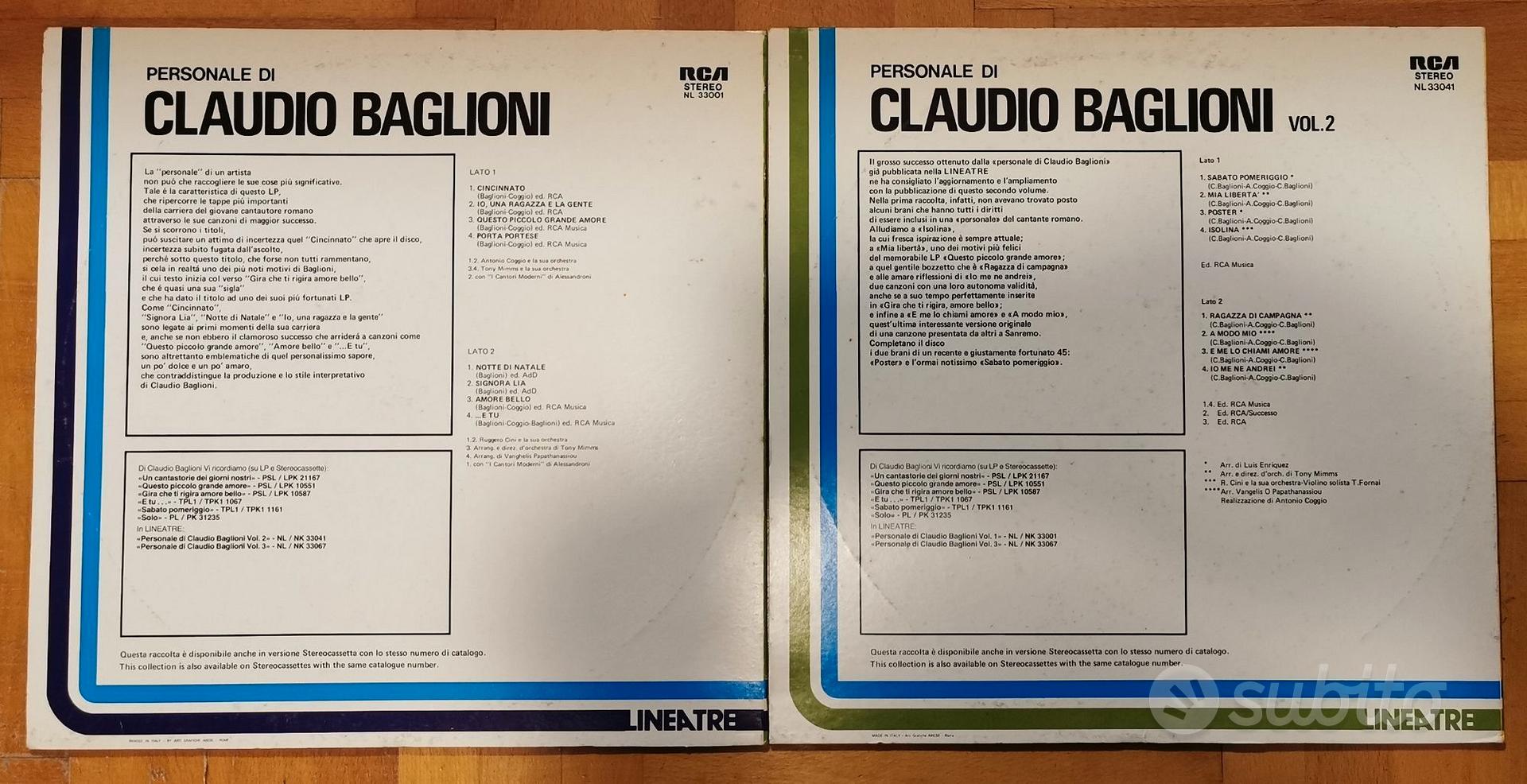 Claudio Baglioni ‎– Personale Di Claudio Baglioni Vol. 2