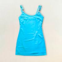 Mini Abito Turchese Y2K Chic