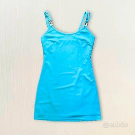 Mini Abito Turchese Y2K Chic