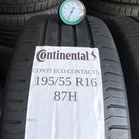 195/55 R16 (87H)x2continental contiecocontact5 80%