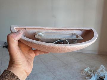 Coppia di applique in ceramica