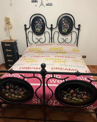 Letto ferro battuto vintage