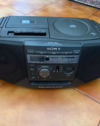 Boombox Sony CD Radio Cassette-Corder CFD-V34L