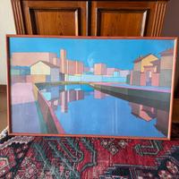 Composizione Astratta Prospettica tecnica mista