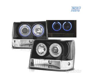 FARI JEEP GRAND CHEROKEE 93-98 OCCHI ANGELI NERO