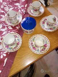 Servizio da caffè in ceramica con zuccheriera