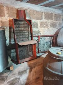 macchinario manuale per pulizia olive