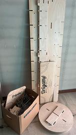Espositore legno girevole Origamo