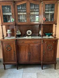 Credenza antica stile Liberty restaurata