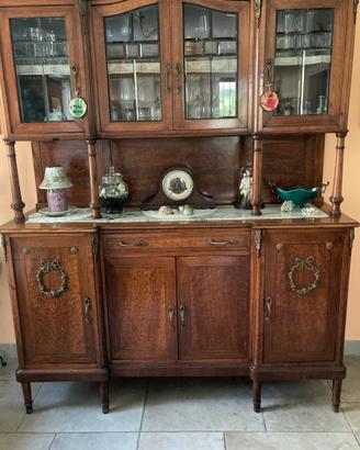 Credenza antica stile Liberty restaurata