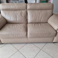 Divano in vera pelle 2 posti