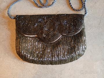 Borsa da sera  vintage  anni 1950-60 in perline
