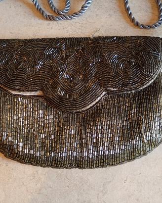 Borsa da sera  vintage  anni 1950-60 in perline