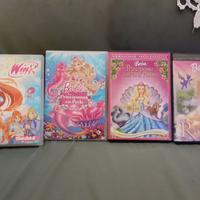 dvd Barbie e Winx