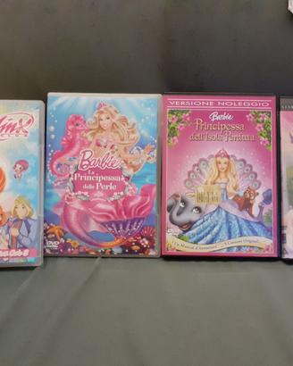 dvd Barbie e Winx