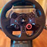 Logitech G29 + sostegno in acciaio